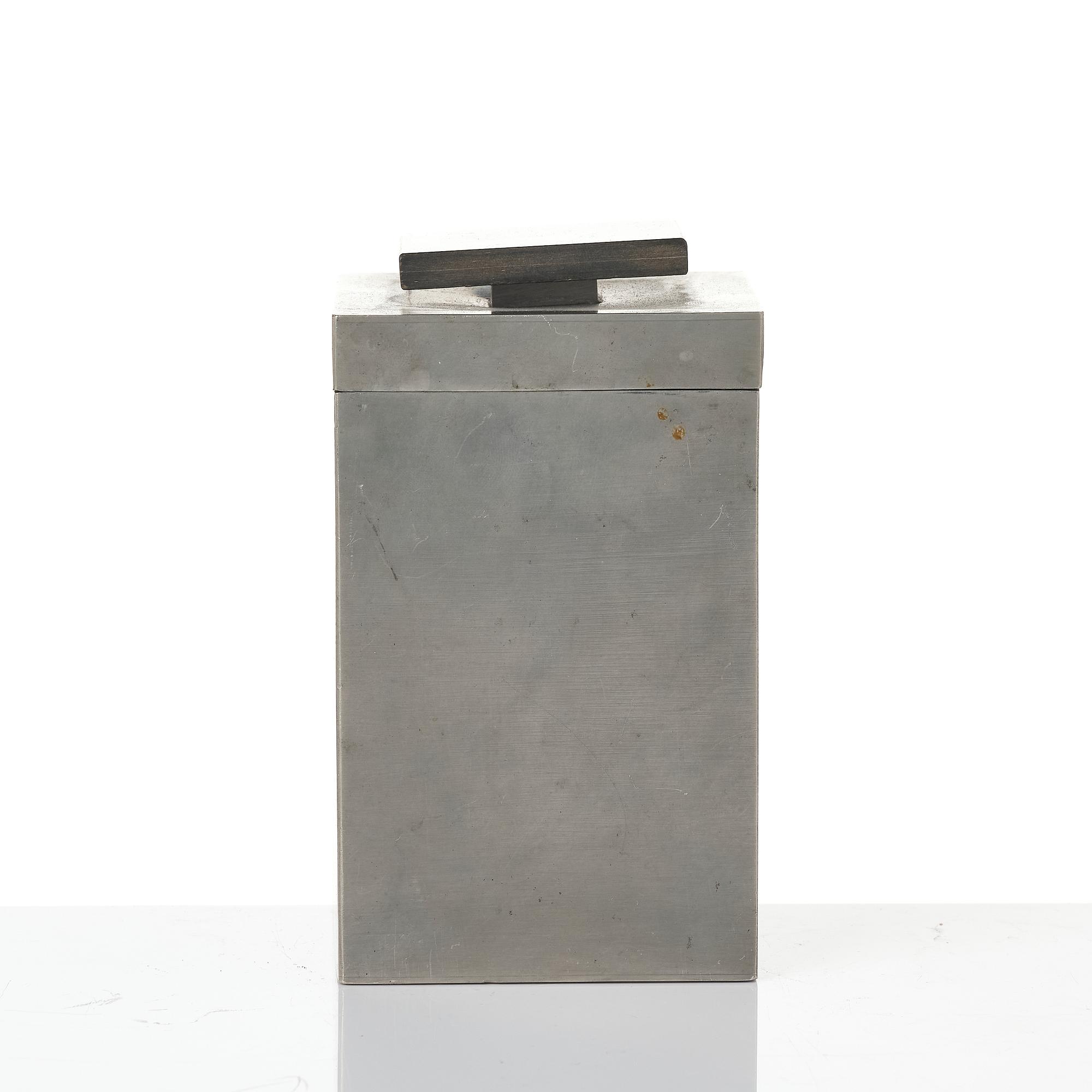 Guldsmedsaktiebolaget (GAB), tobacco jar and bowl, Stockholm, 1930s.