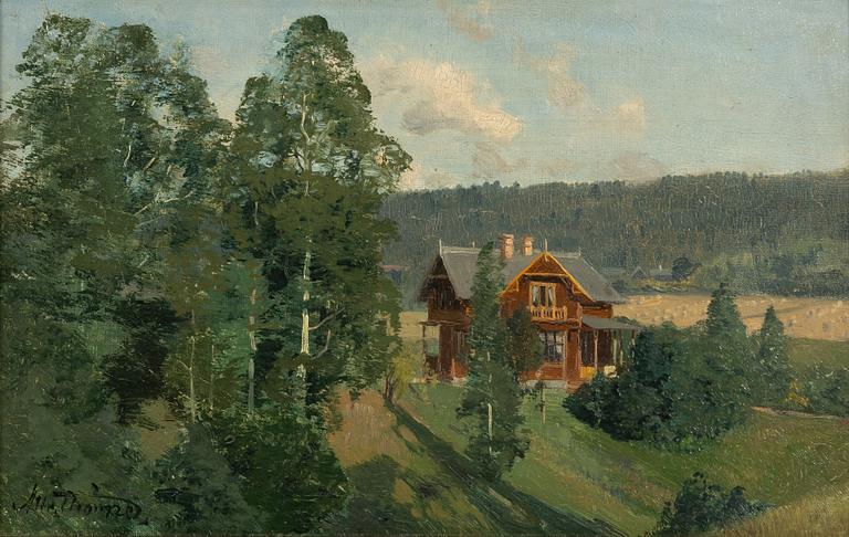 Alfred Thörne,  Vy av Karsfors.