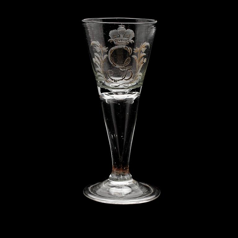 VINGLAS, 1700-tal.