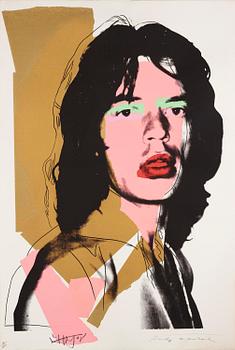 519. Andy Warhol, "Mick Jagger".