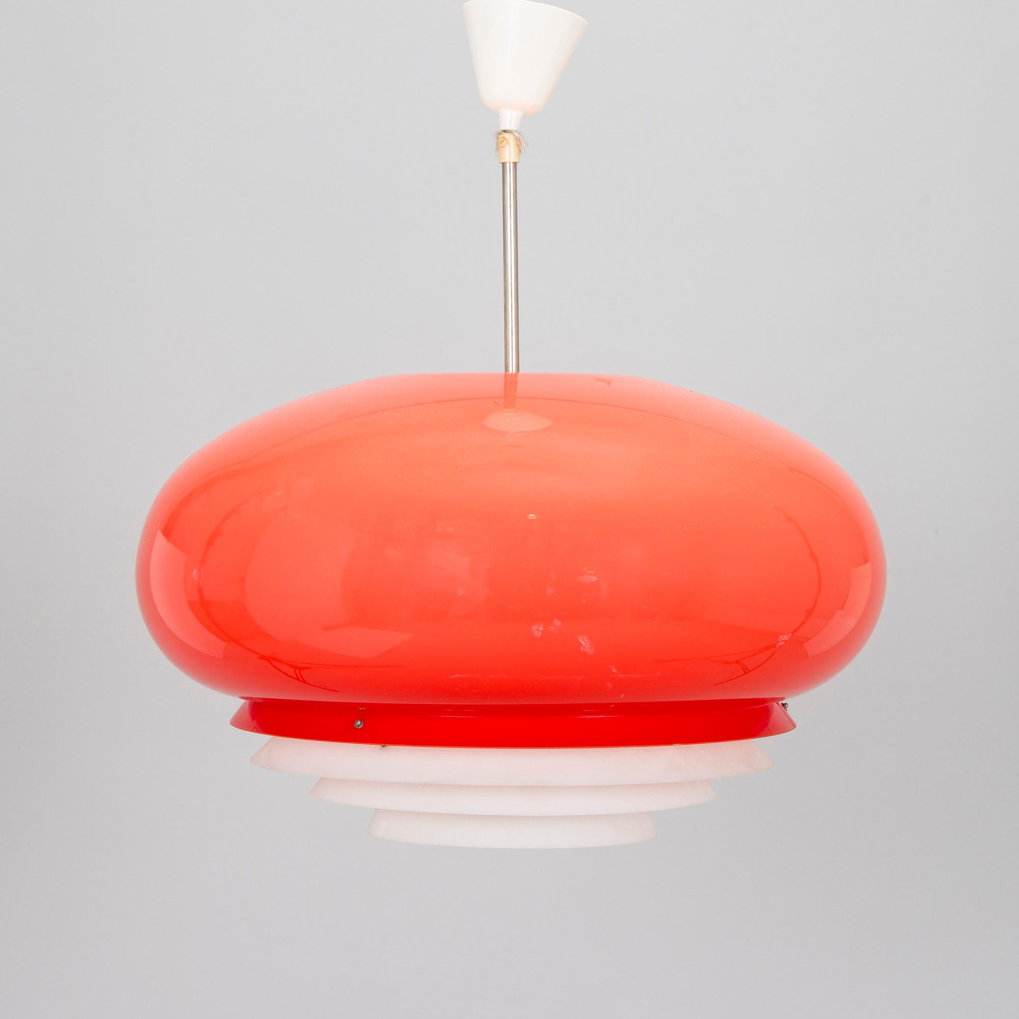 A 1970s 'Katinka' pendant light by Sanka Oy for Stockmann Orno.