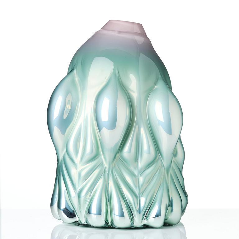 Hanna Hansdotter, "Dripping Print", skulptur, glas, The Glass Factory, Boda Glasbruk, 2019, AP 1.