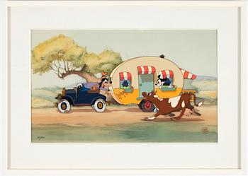 Walt Disney, "Mickey's Trailer, 1938".