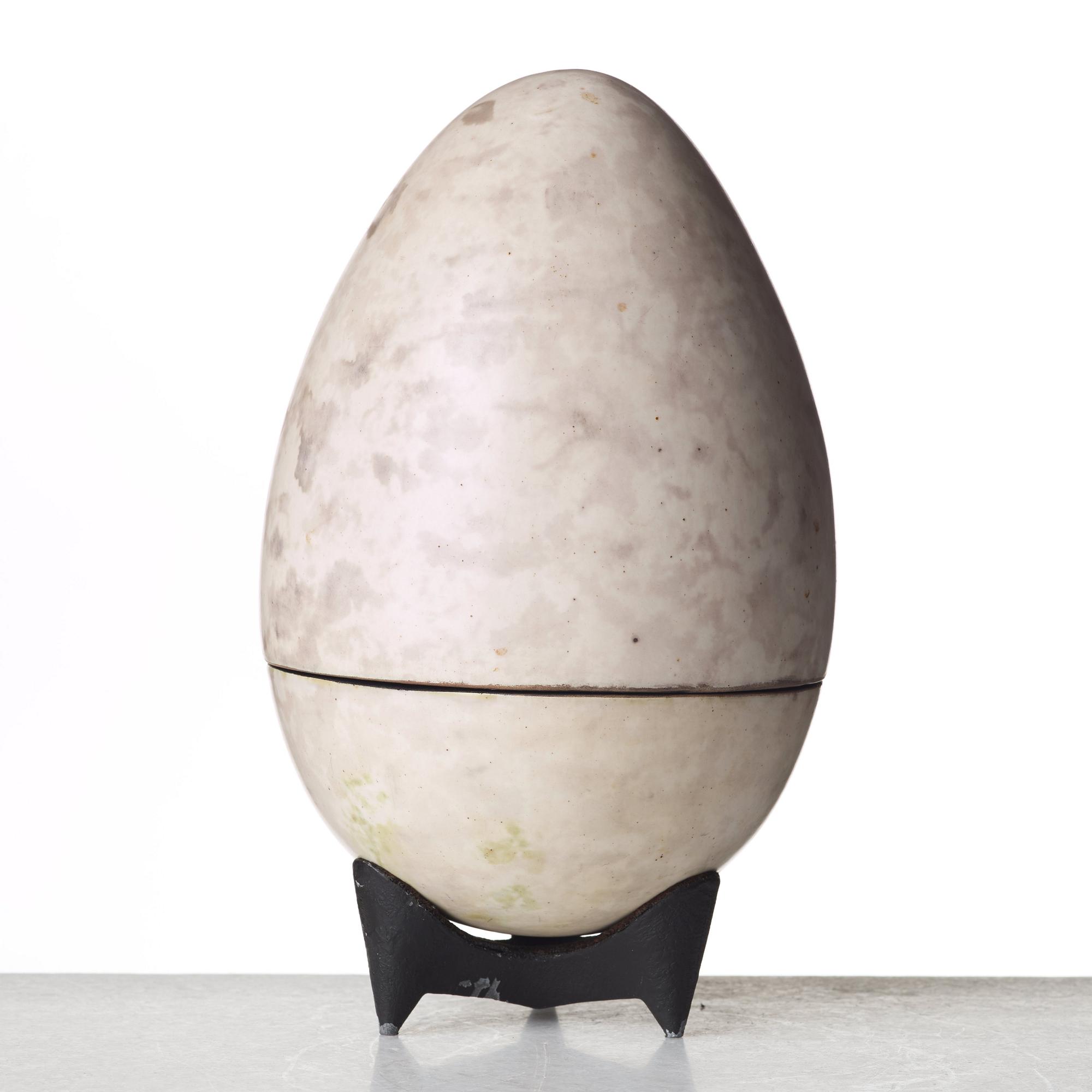 Hans Hedberg, skulptur, ägg, Biot, Frankrike.