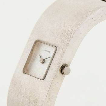 BJÖRN WECKSTRÖM, ARMBANDSUR, "Protos 2", silver. Lapponia 1990.