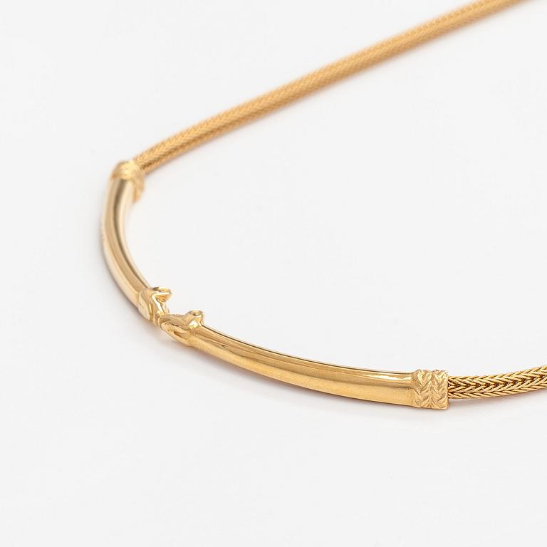 Kalevala Koru, necklace, "The Elk", 18K gold, 2002.