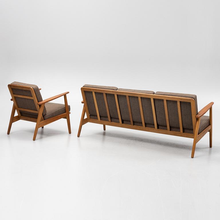 A teak sofa and easy chair, 'Esbjerg', IKEA, 1950-60s.