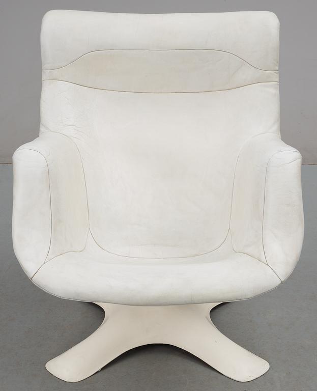 An Yrjö Kukkapurro 'Karuselli' Lounge Chair by Haimi, Finland 1970's.