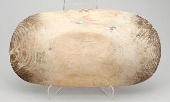 BAKTRÅG, trä, daterat 1788.