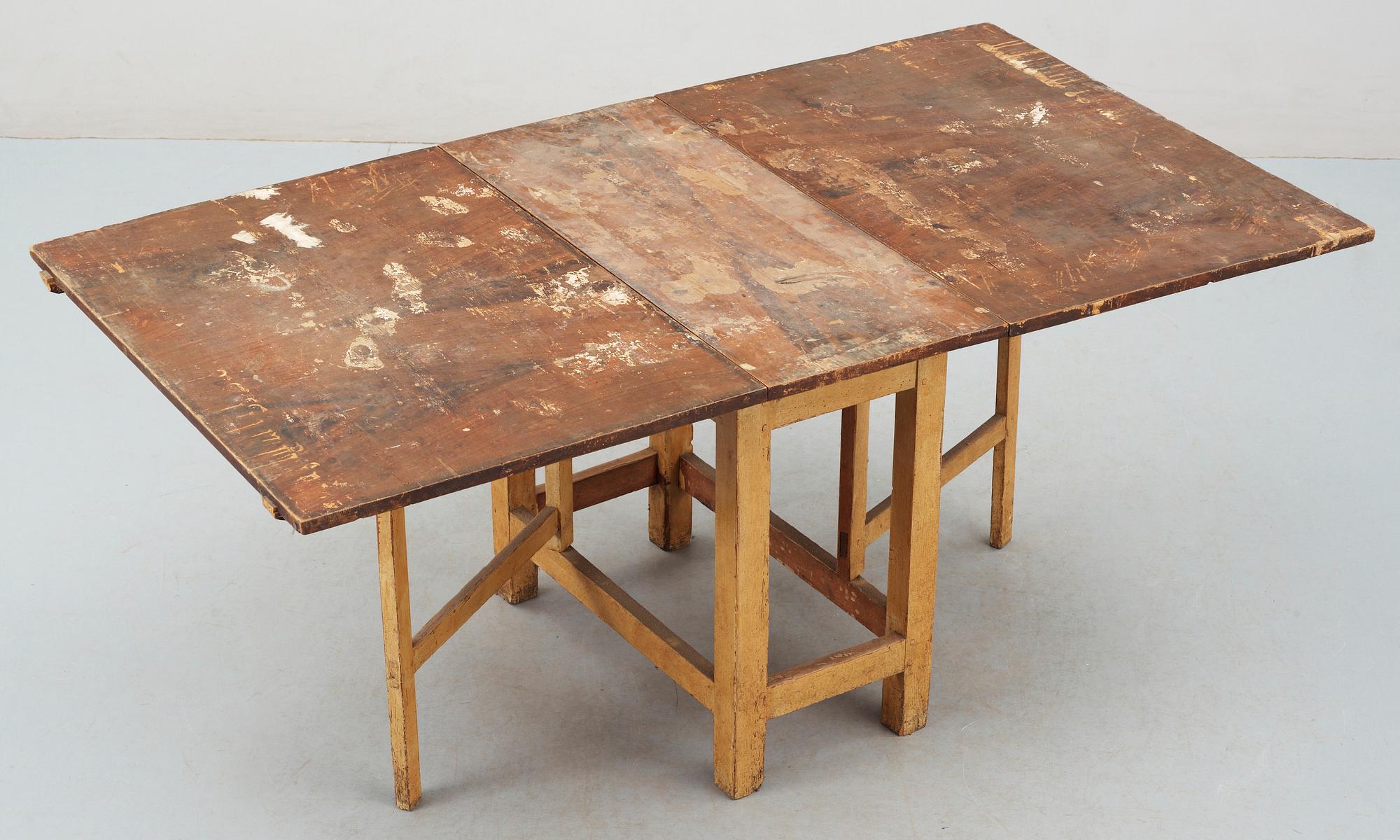 SLAGBORD, allmoge, 1800-tal.