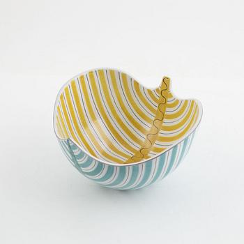 Stig Lindberg, bowl, faience, Gustavsberg Studio.