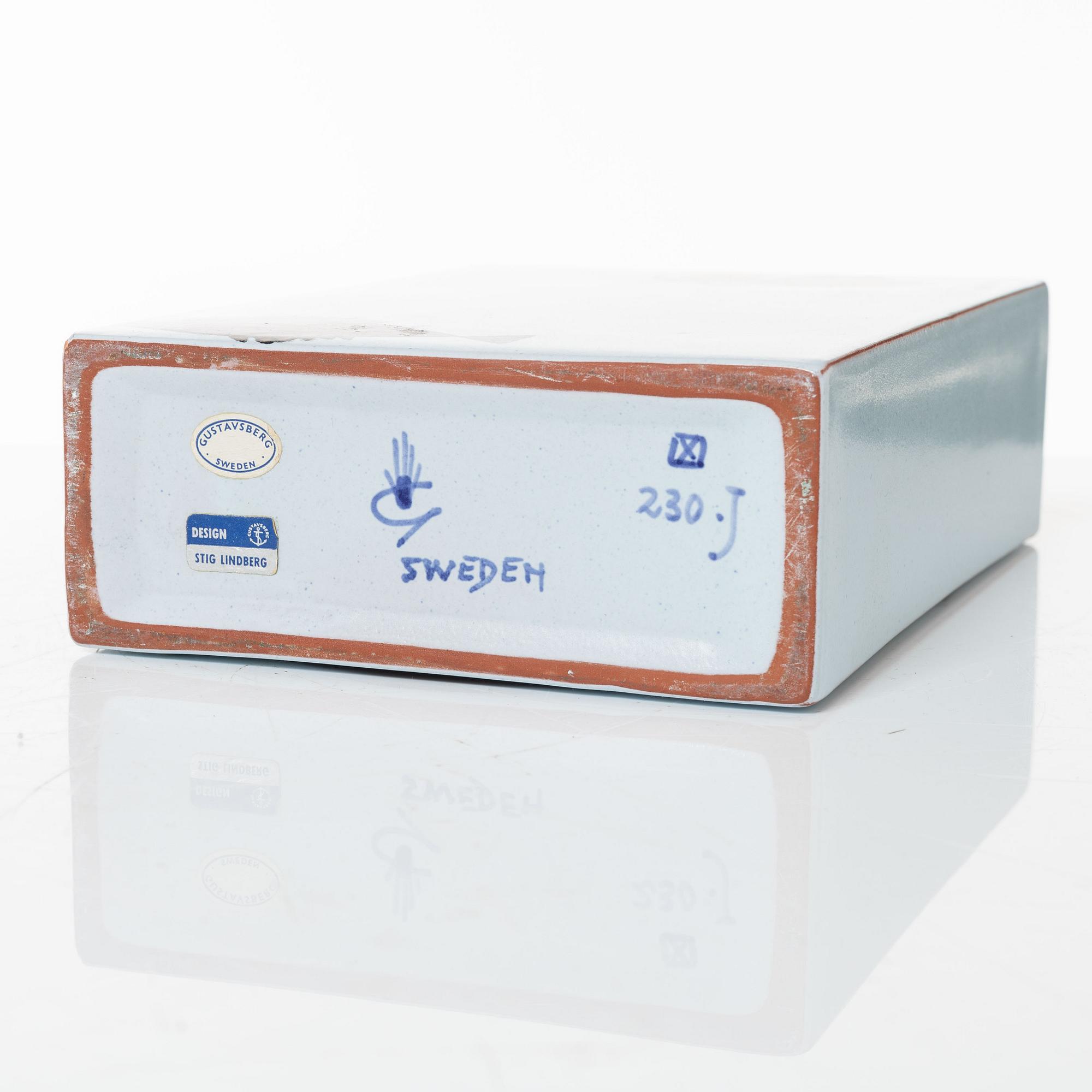 Stig Lindberg, vas, "Karneval", Gustavsberg studio, 1958-62.