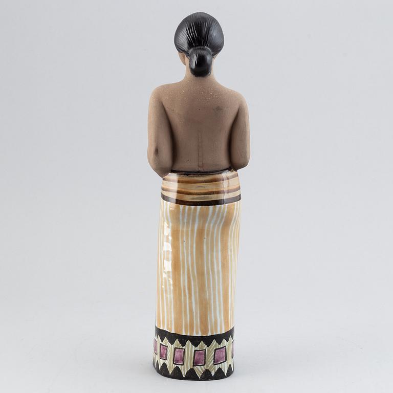 Mari Simmulson, a stoneware sculpture of a woman, Upsala Ekeby.