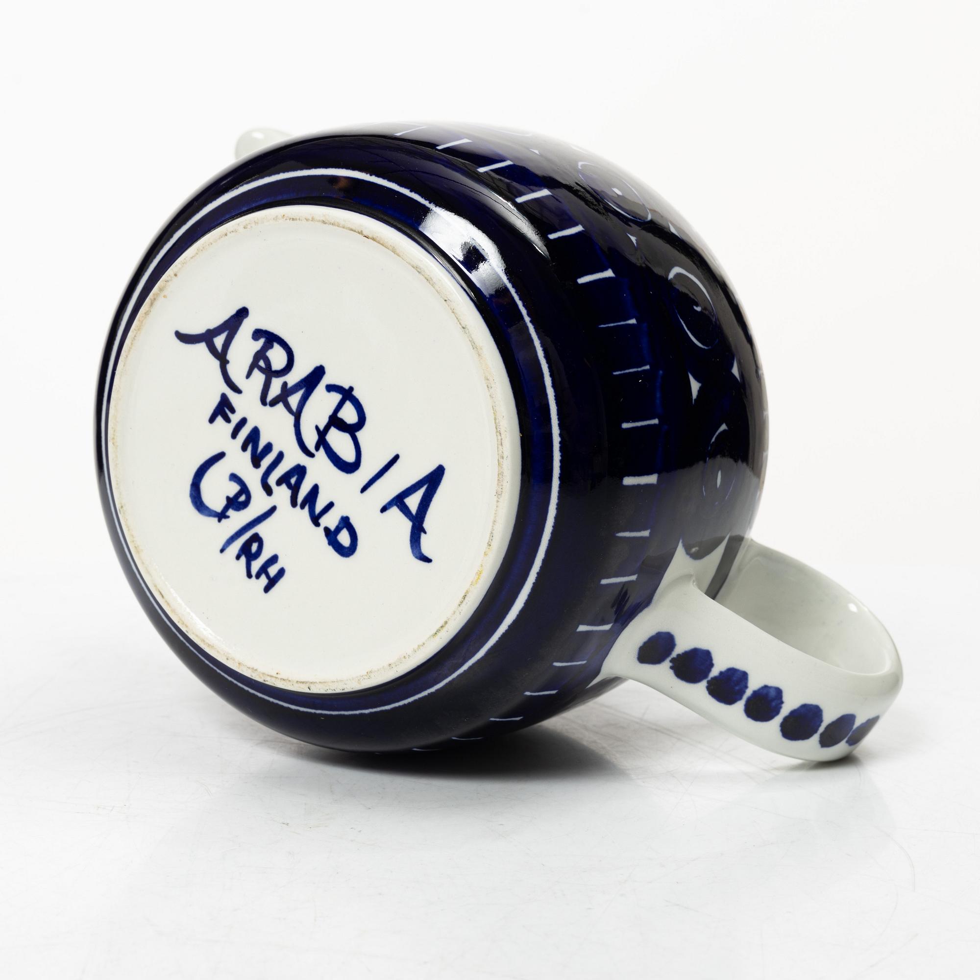 Ulla Procopé, kaffe/teservis, 15 delar, "Valencia", Arabia, Finland.