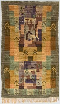 Haka Norto, rya, modell för Neovius, circa 205 x 120 cm.