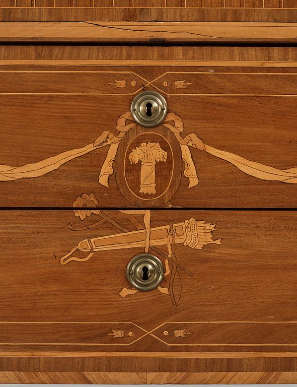 Byrå, tillskriven Nils Petter Stenström (mästare i Stockholm 1781-1790), Gustaviansk.