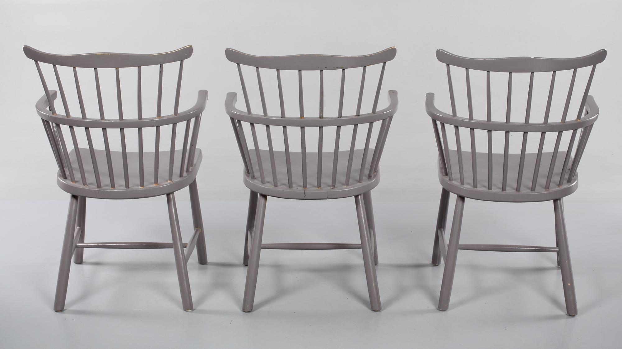 KARMSTOLAR, 3 st, 1900-talets andra hälft.