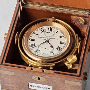VACHERON & CONSTANTIN, Genève, Two-Day Marine Chronometer, 132 x 128 x 132 mm,