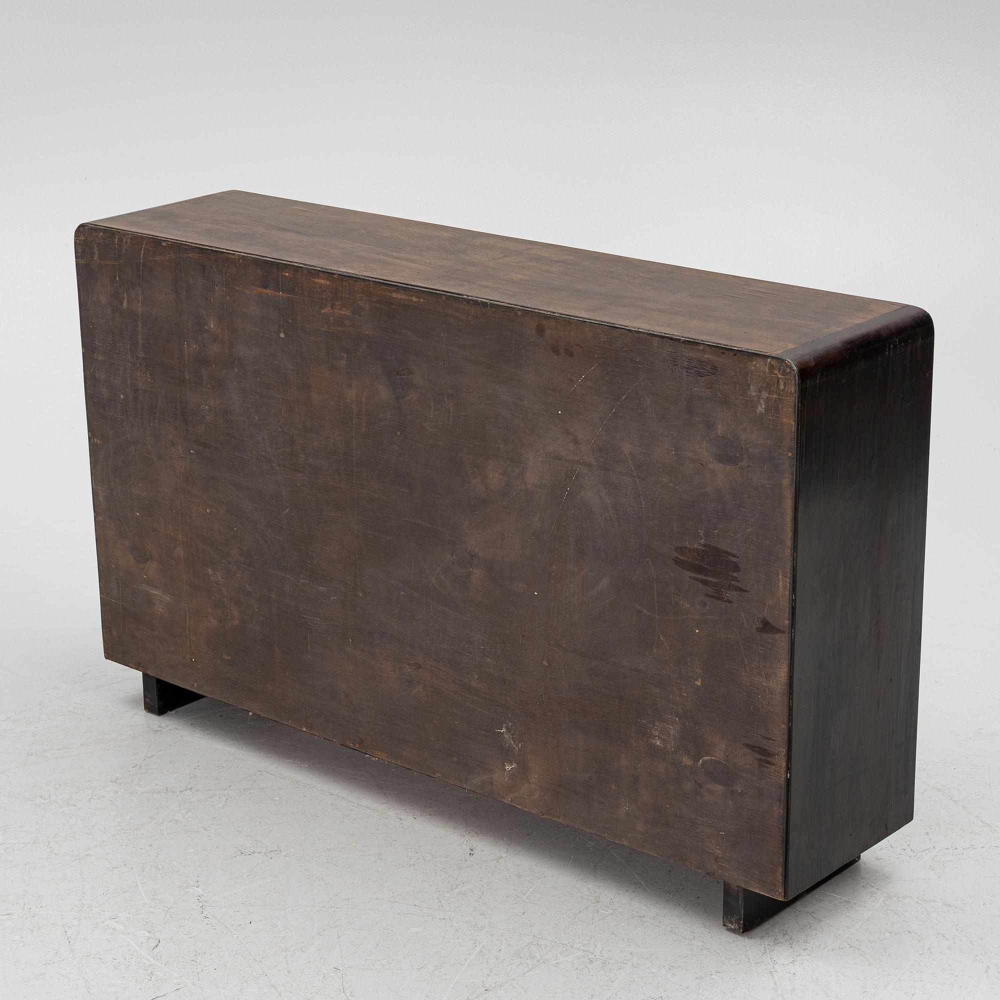 A bookcase, 1930s/1940s.