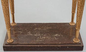 SPEGEL OCH KONSOLBORD, sengustavianskt stockholmsarbete, 1700-talets slut.