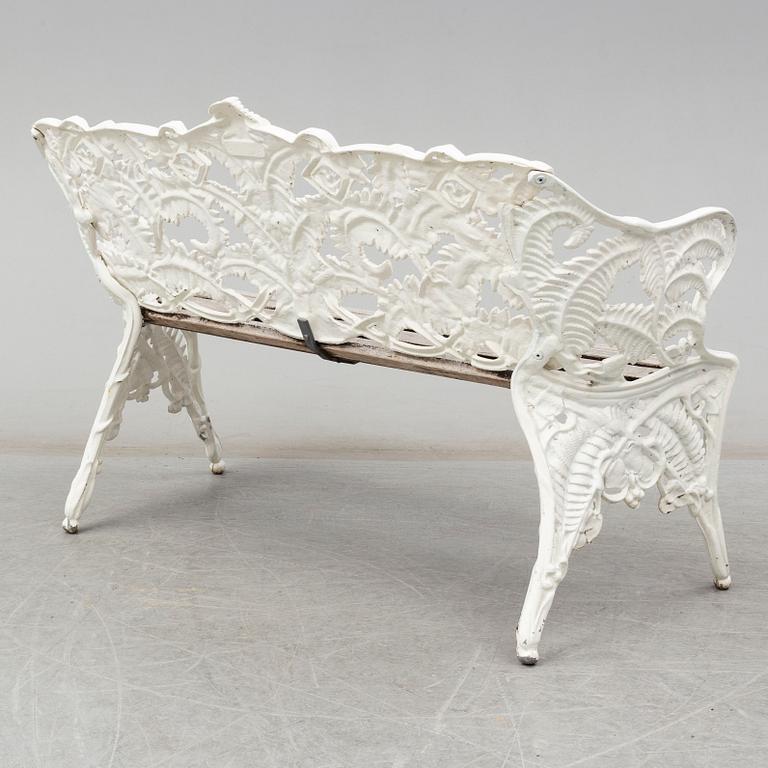 A second half of the 20th century garden sofa from Byarums Bruk.