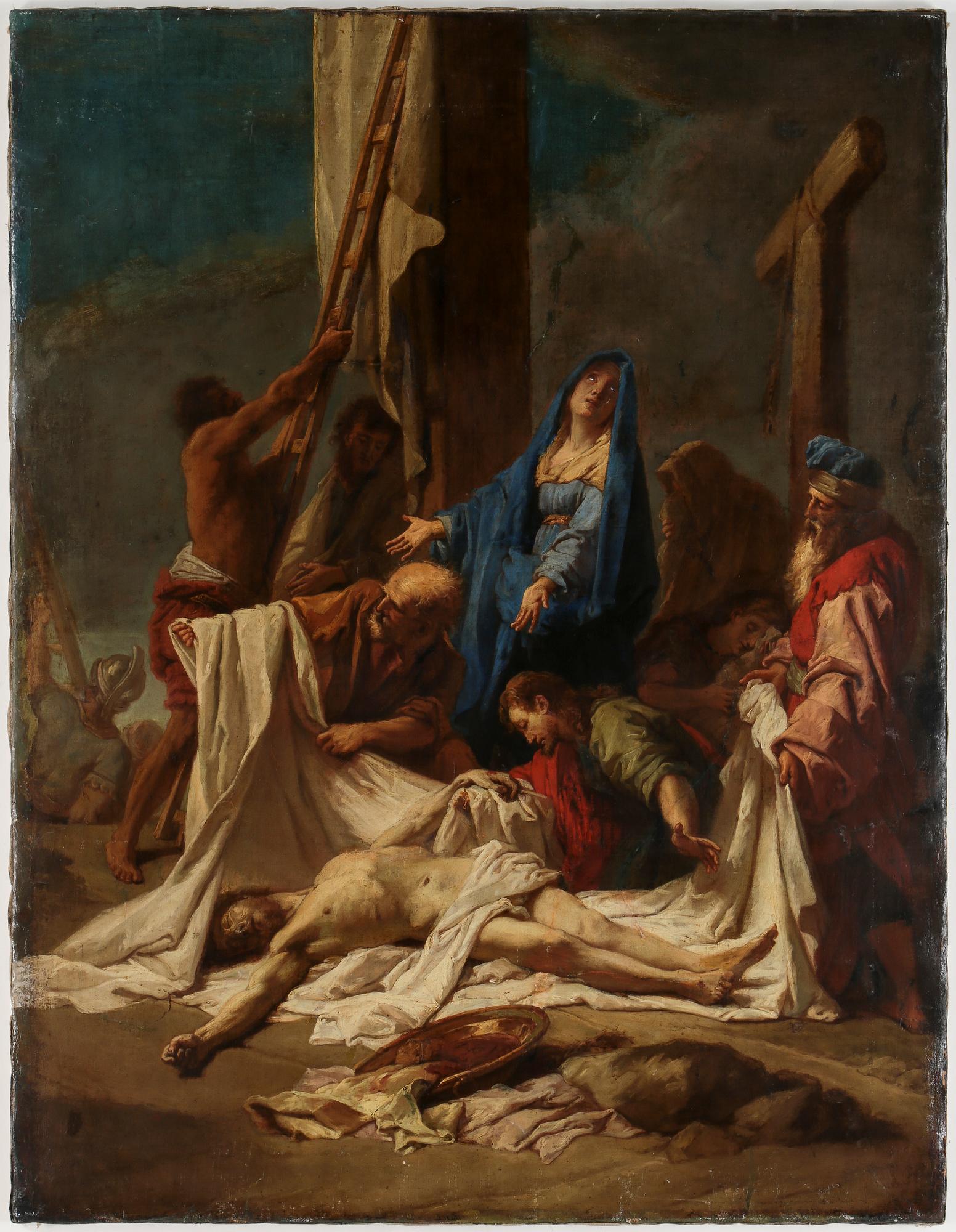 OKÄND KONSTNÄR, olja på duk, 1700-tal.