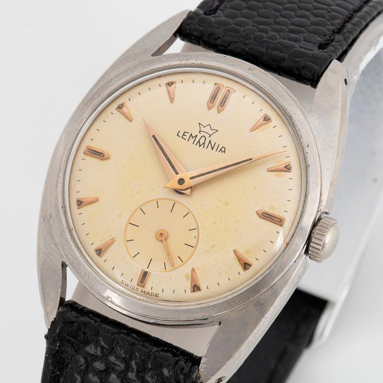 LEMANIA, wristwatch, 33 mm.