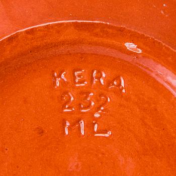 MARITA LYBECK, servisdelar, 28 st, keramik + bok "Marita Lybeck 1906-1990".