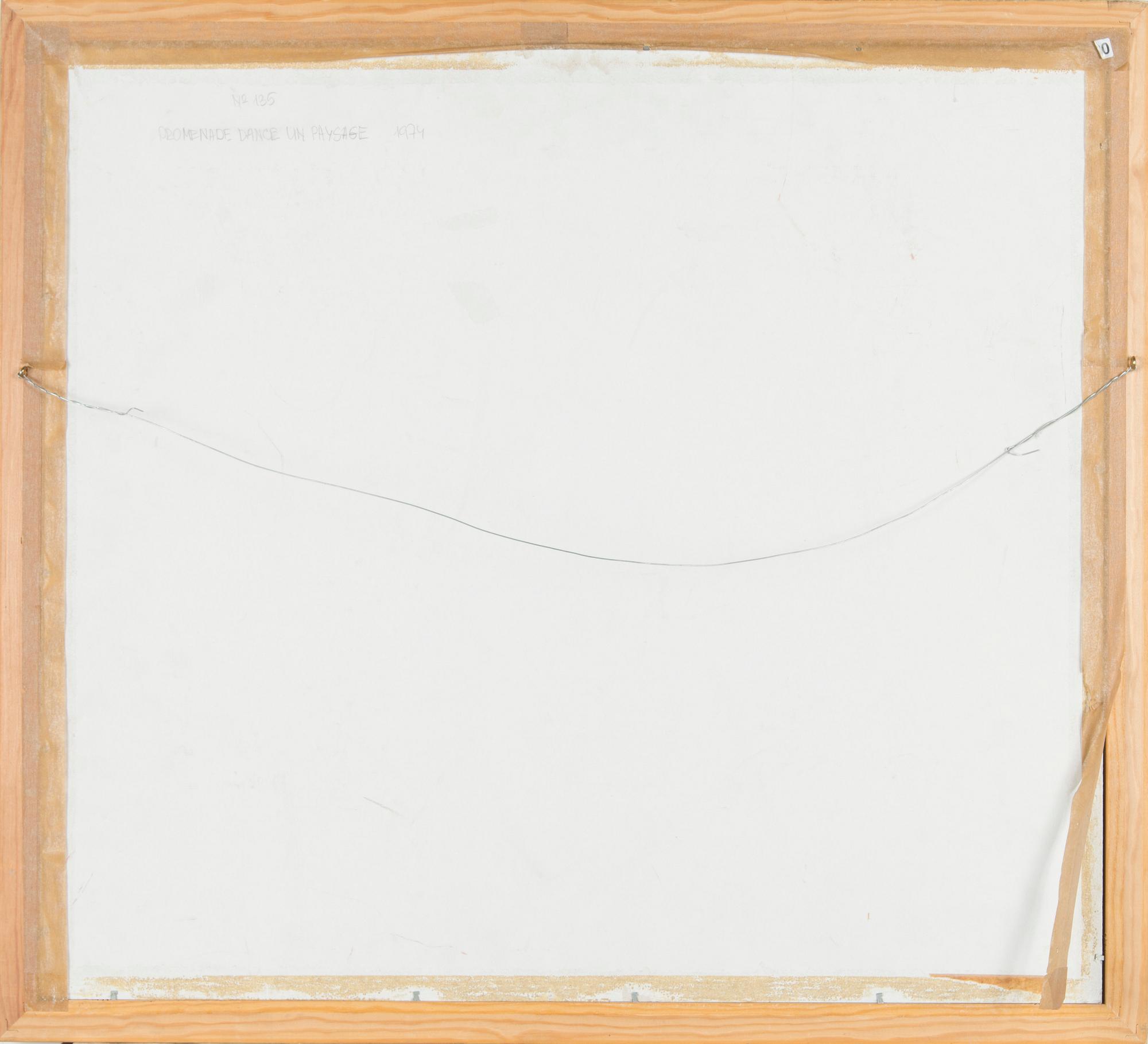 Max Papart, "Promenade dance un paysage".