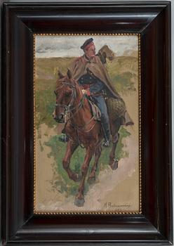 Hugo Backmansson, A SOLDIER.