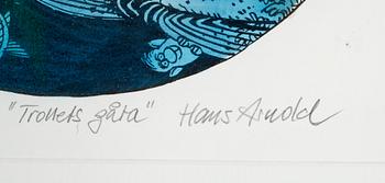 HANS ARNOLD, blandteknik, sign.