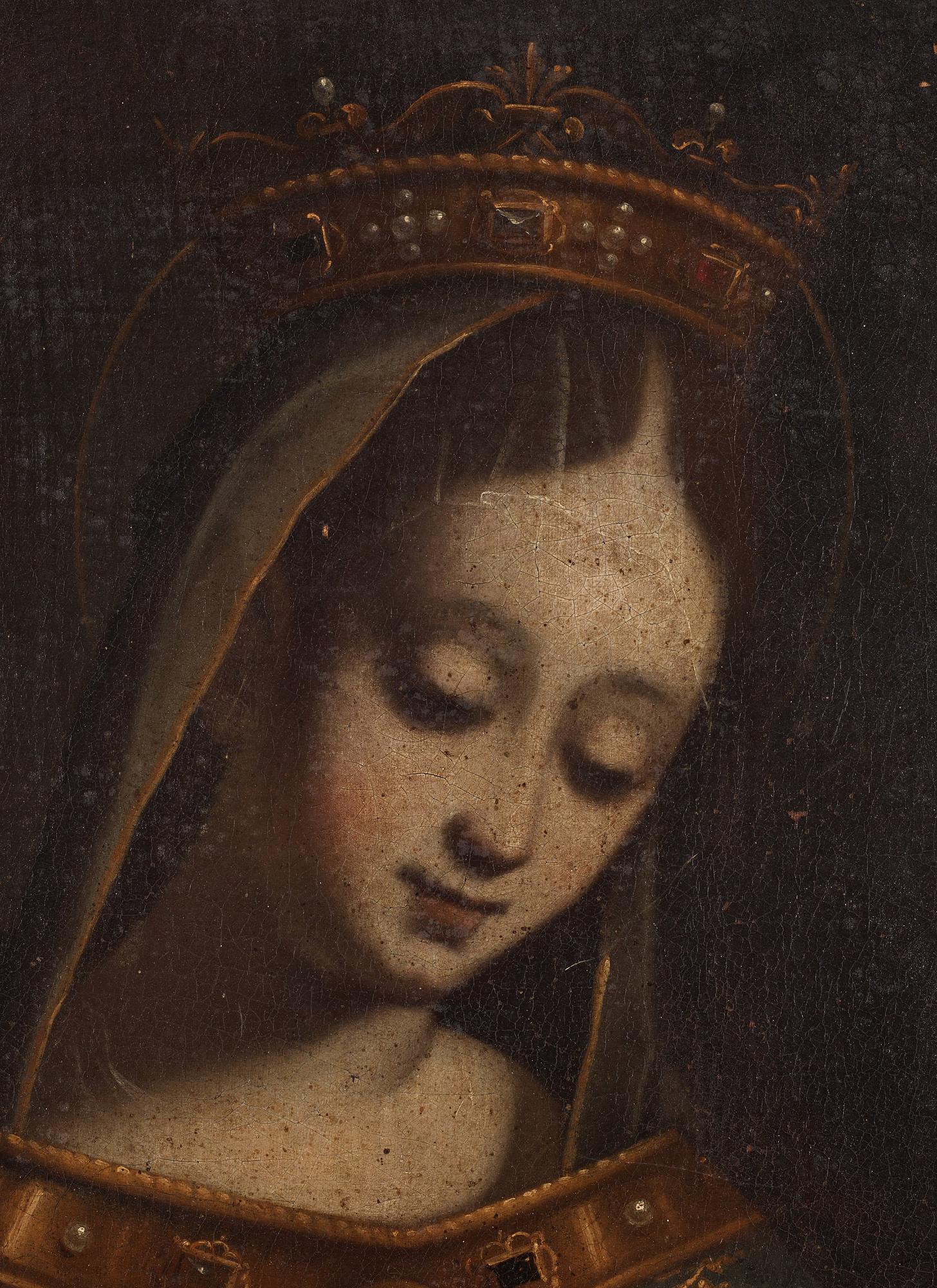 Giovanni Battista Salvi da Sassoferrato Follower of, Madonna.