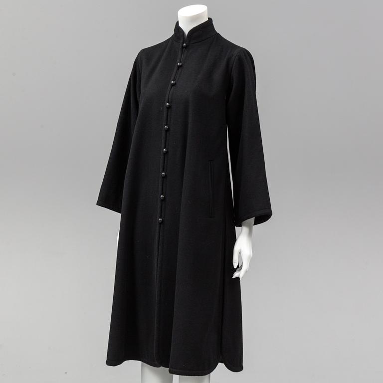 YVES SAINT LAURENT, a 1960's-70's coat, size 36.