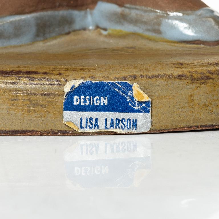 Lisa Larson, figurin, stengods, "Dora", ur serien "ABC-flickor", Gustavsberg.