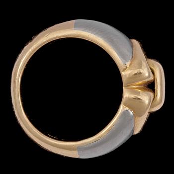 A Bulgari gold ring.