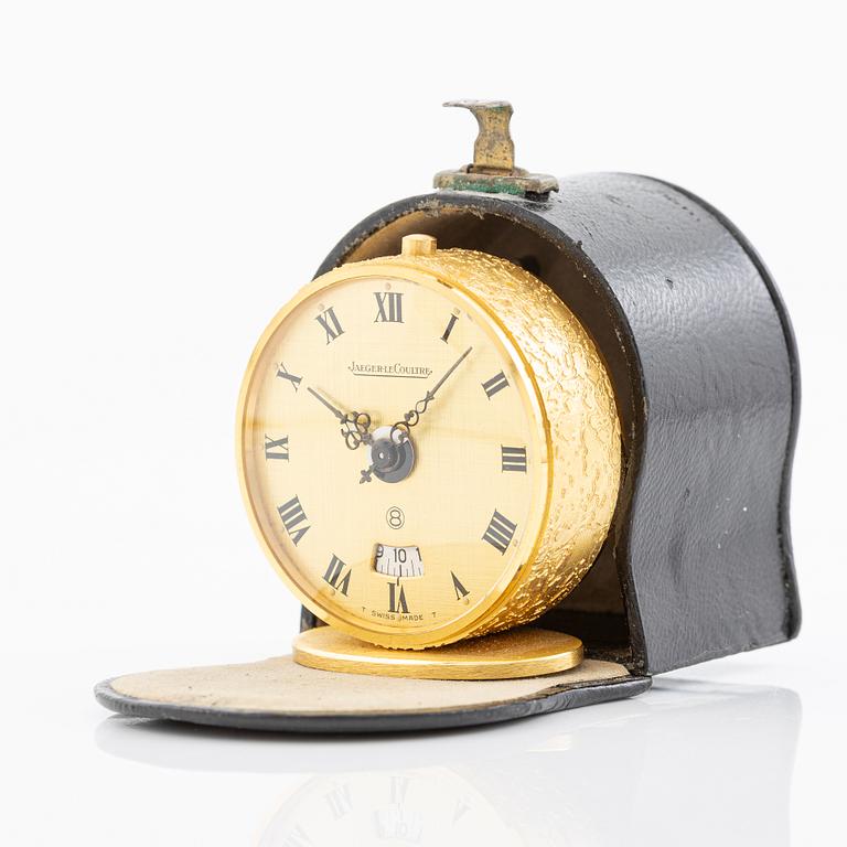 Jaeger-LeCoultre, "Linen Dial", bordsur/reseur, 46 mm.