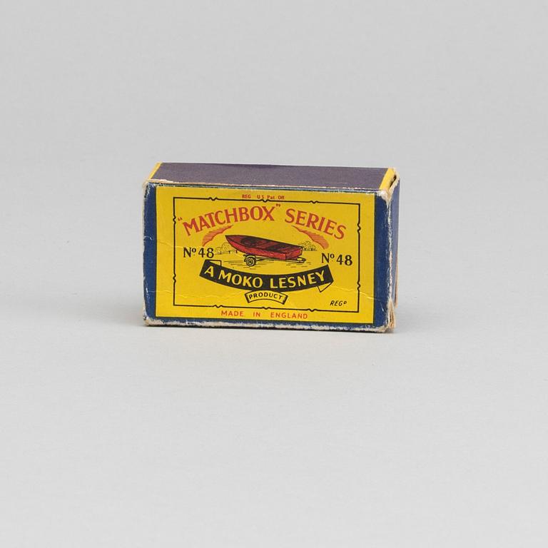 LESNEY MATCHBOX SERIES, 4 st, bland annat Bedford Evening News Van RW 42A-2.