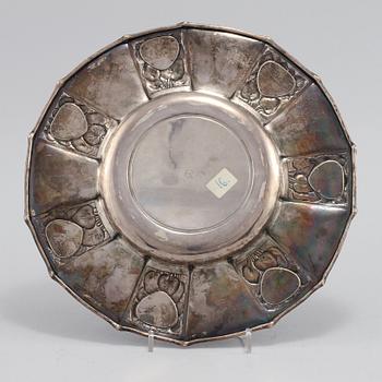 FAT, nysilver med emaljdekor, jugend, 1900-talets första hälft.