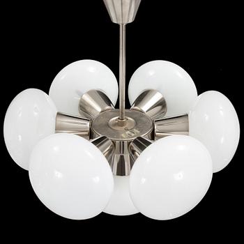 TAKLAMPA, 1960-tal. Totalhöjd ca 45 cm.