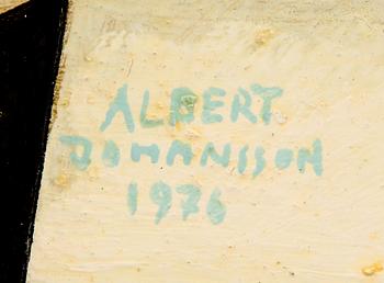 Albert Johansson,  oil on panel signed and dated 1976.