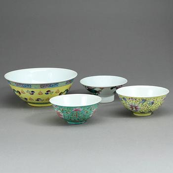 PARTI PORSLIN, 4 delar, Kina, moderna tillverkning.