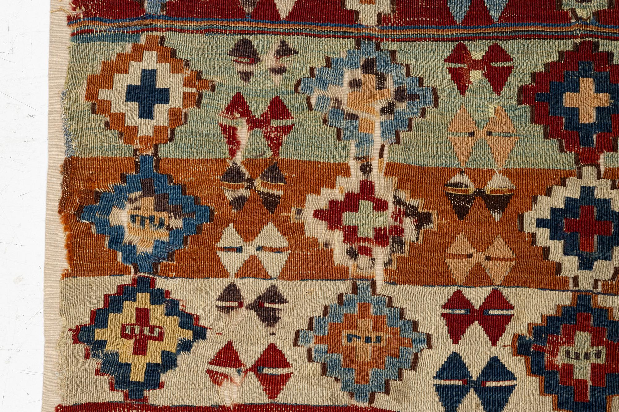 Fragment, Kelim, Adana, ca 201 x 83 södra Anatolien.