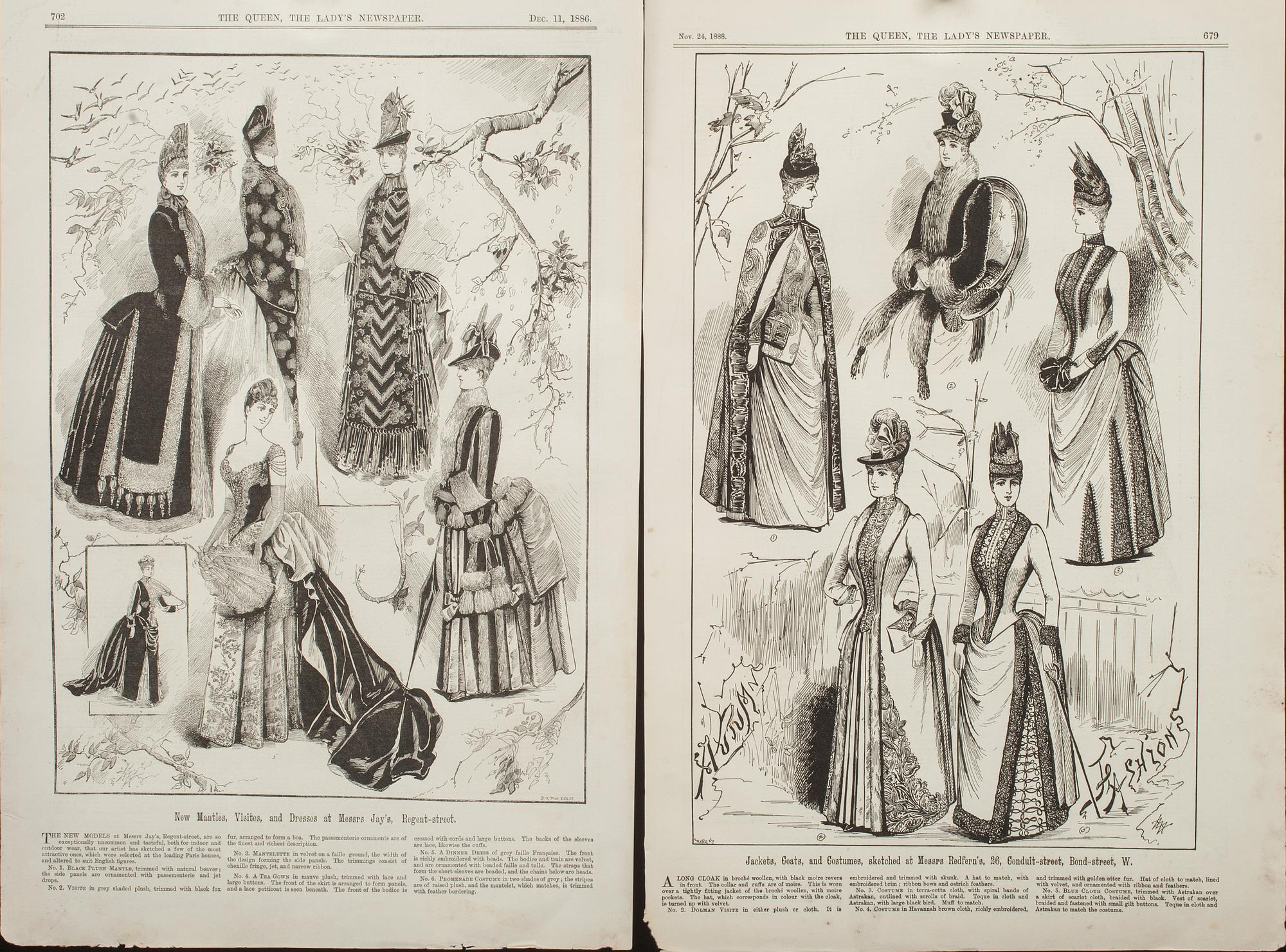 TIDNINGSTRYCK, 12 st, 1880-tal.