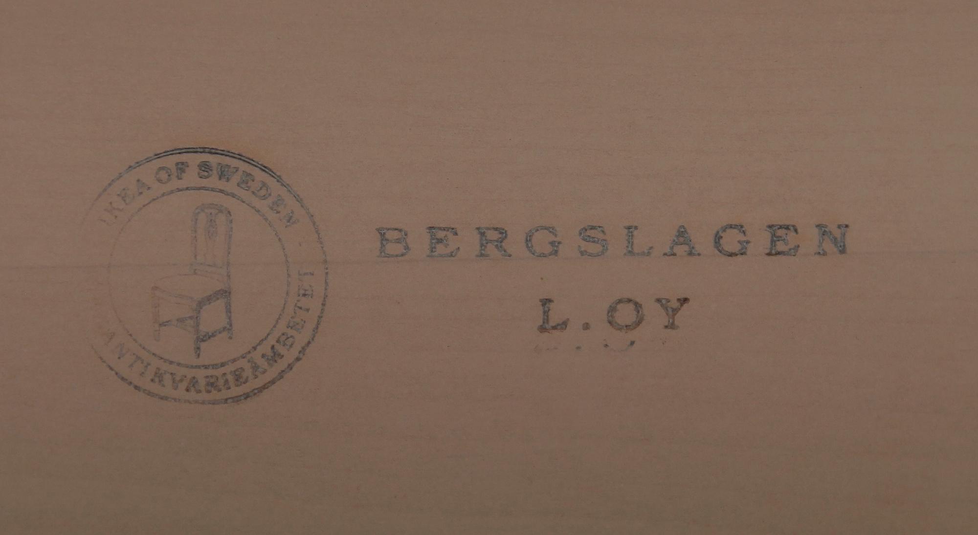 SLAGBORD, "Bergslagen", ur IKEA:s 1700-tals serie, 1990-tal.
