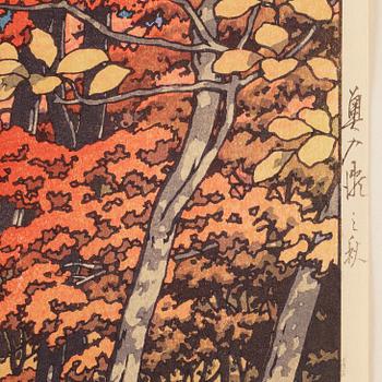 Kawase Bunjiro Hasui (1883-1957), färgträsnitt. Japan, 1933.