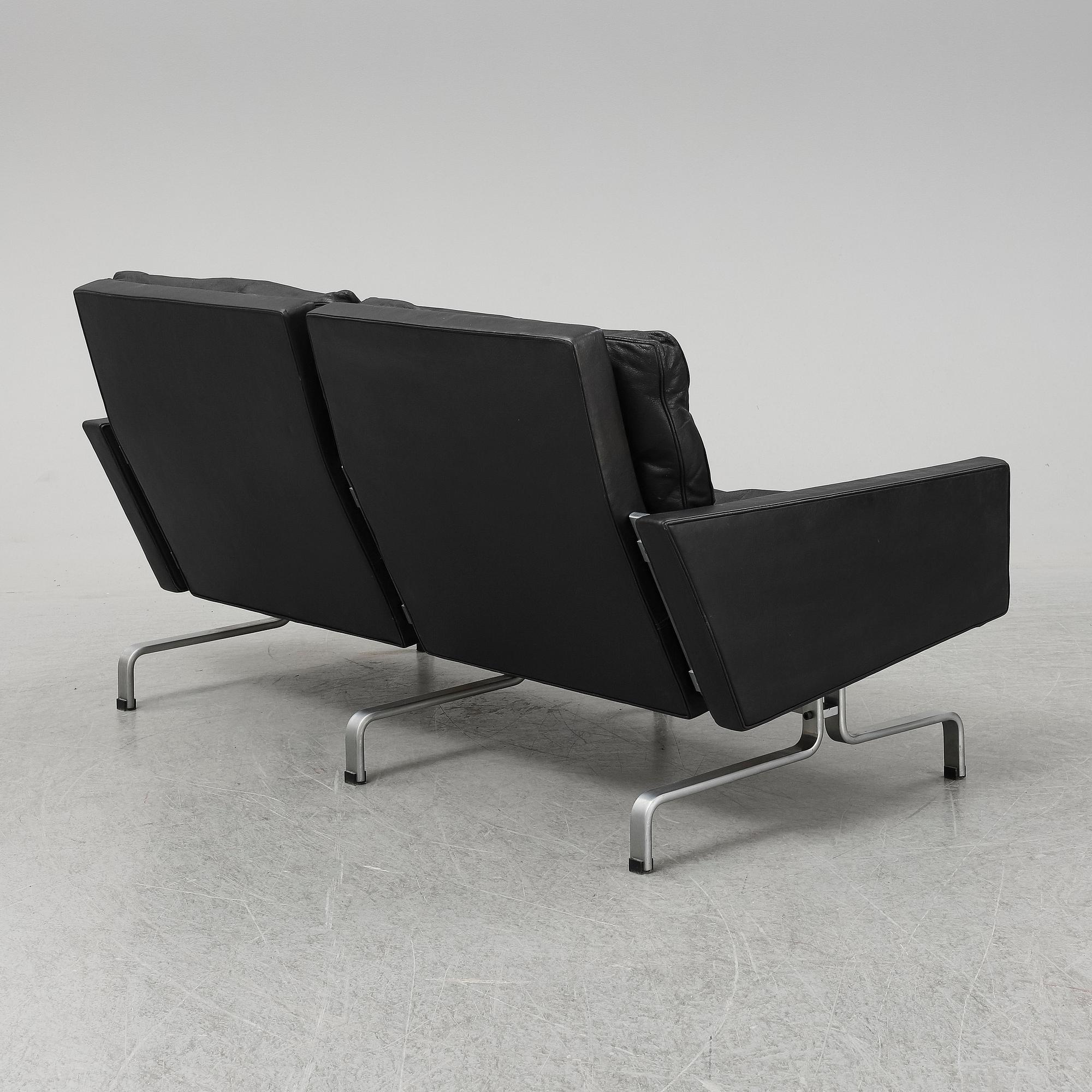 POUL KJAERHOLM, 'PK31-2' sofa, E Kold Christensen, Denmark.