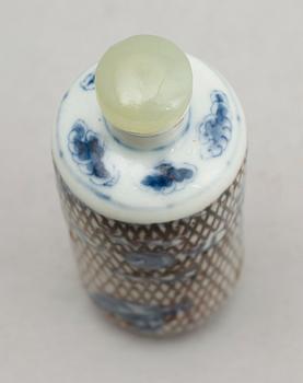 SNUSFLASKA, porslin, Kina.