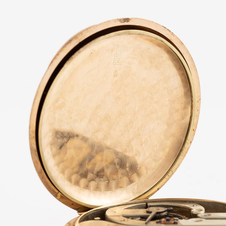 F. Winter, pocket watch, hunter, 54 mm.