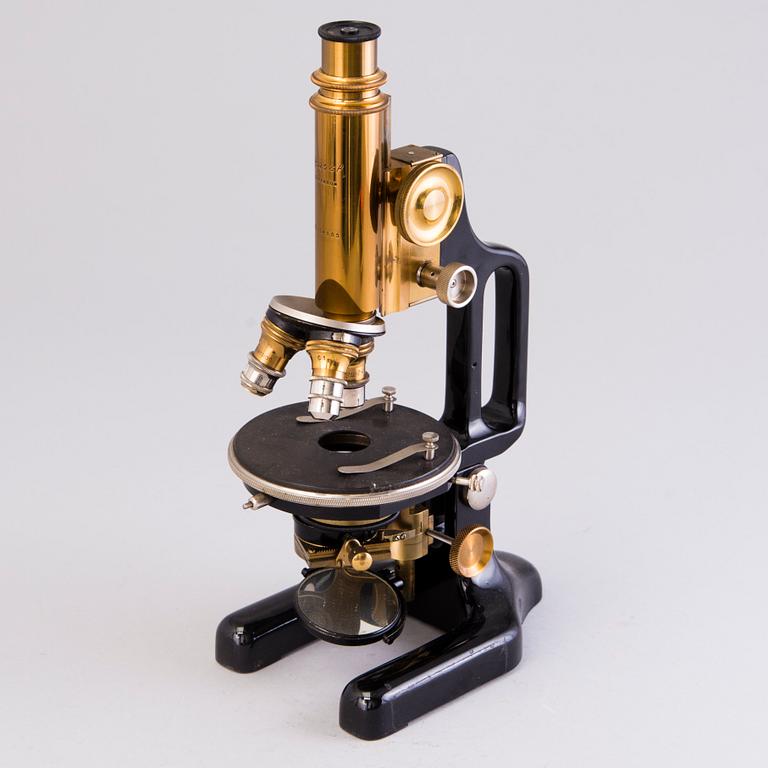 A Busch microscope Rathenov Germany first half of 20th century.