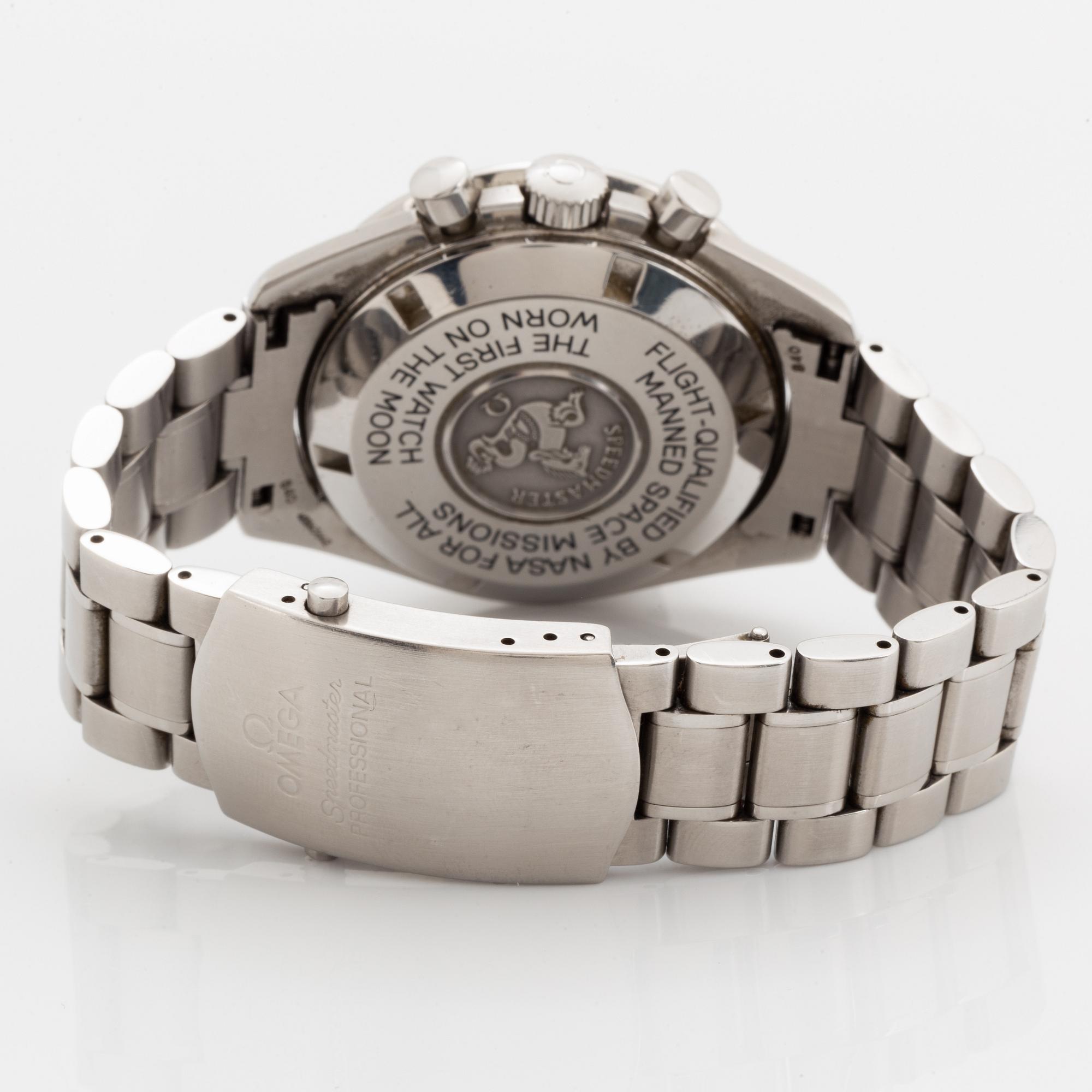 Omega, Speedmaster, Professional, "Moonwatch", "Last series tritium dial", wristwatch, chronograph, 42 mm.
